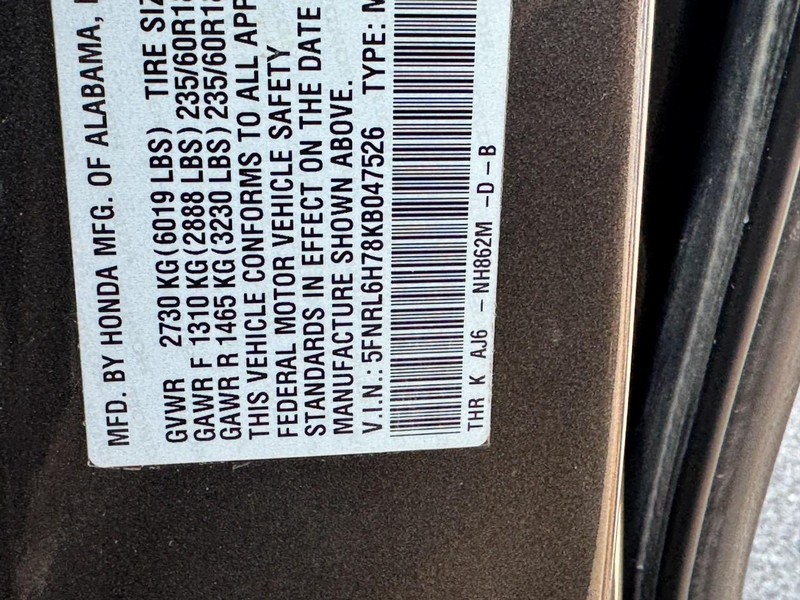 Honda Odyssey Vehicle Full-screen Gallery Image 27