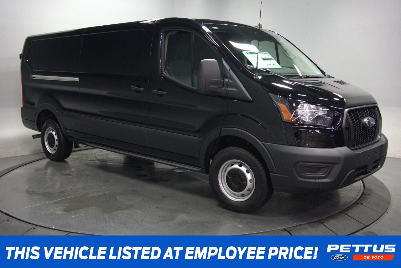 2023 Agate Black Metallic Ford Transit Cargo Van Base Van