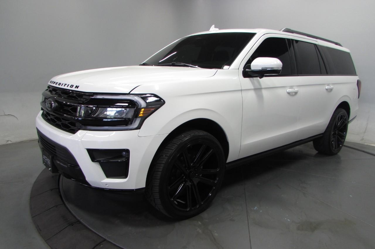 2024 Star White Metallic Tri-Coat Ford Expedition Max Limited 4X4 SUV