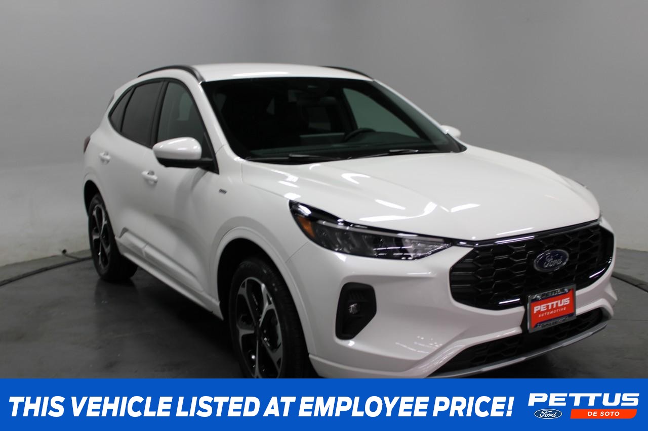 2024 Star White Metallic Tri-Coat Ford Escape ST-Line Select SUV