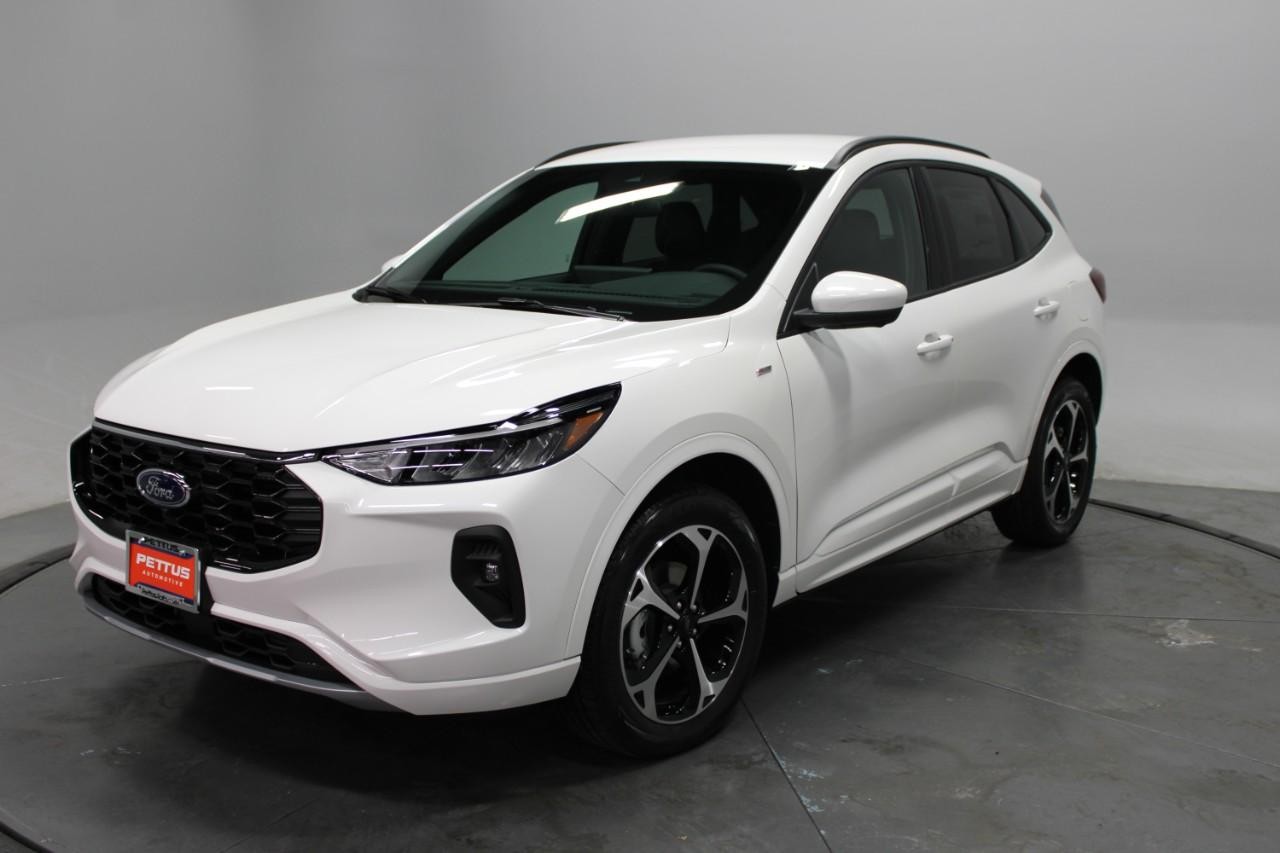 2024 Star White Metallic Tri-Coat Ford Escape ST-Line Select AWD SUV