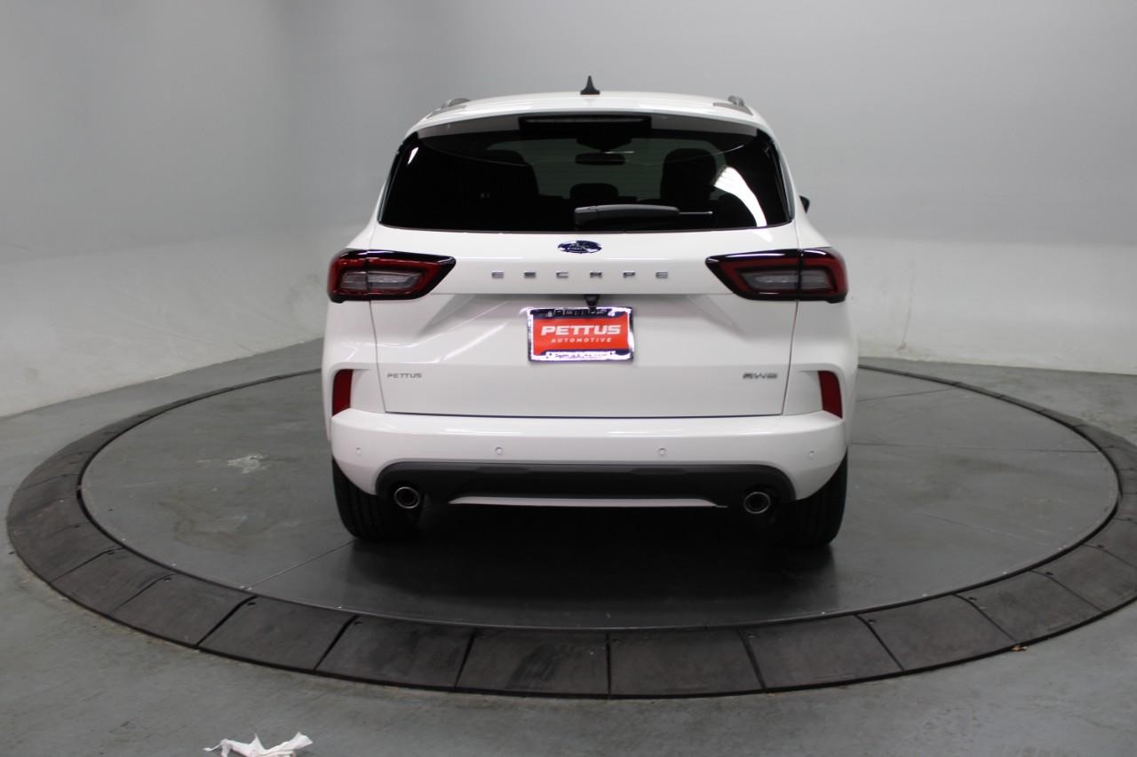 2024 Star White Metallic Tri-Coat Ford Escape ST-Line Select AWD SUV