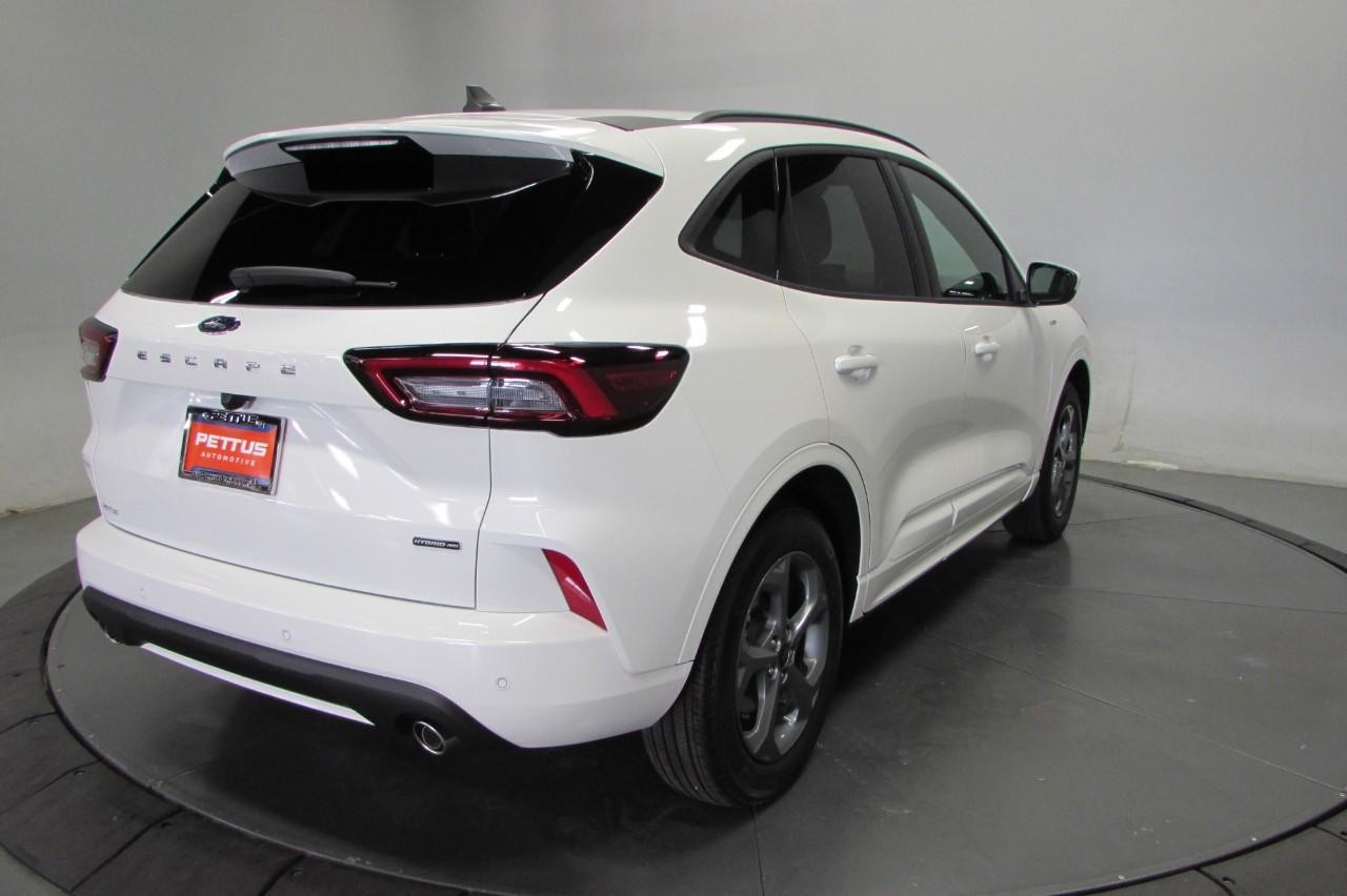2024 Star White Metallic Tri-Coat Ford Escape ST-Line Select AWD SUV