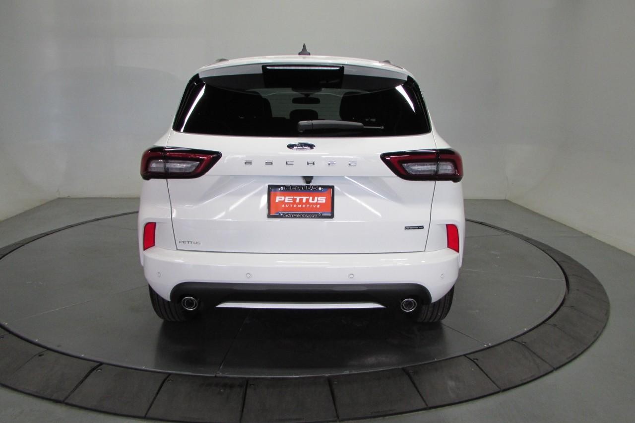2024 Star White Metallic Tri-Coat Ford Escape ST-Line Select AWD SUV