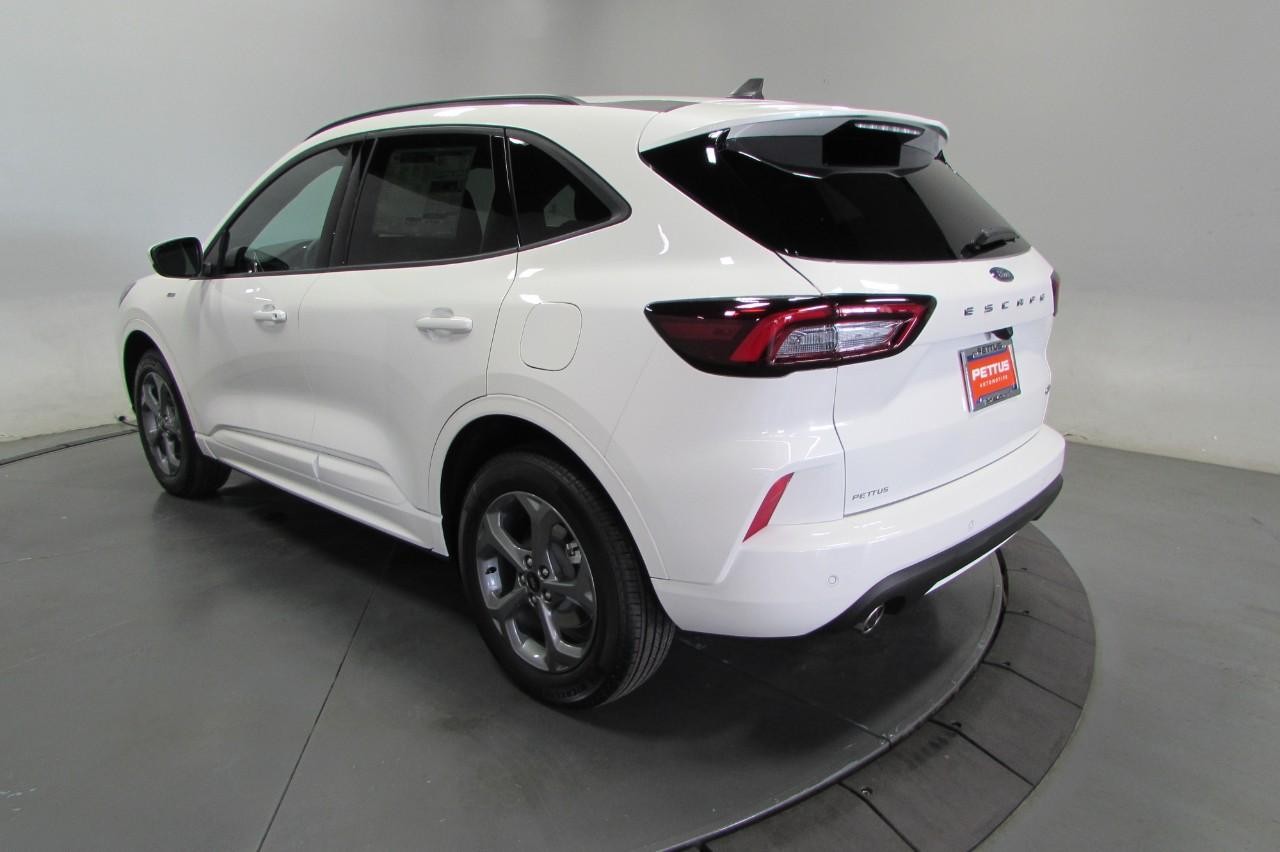 2024 Star White Metallic Tri-Coat Ford Escape ST-Line Select AWD SUV