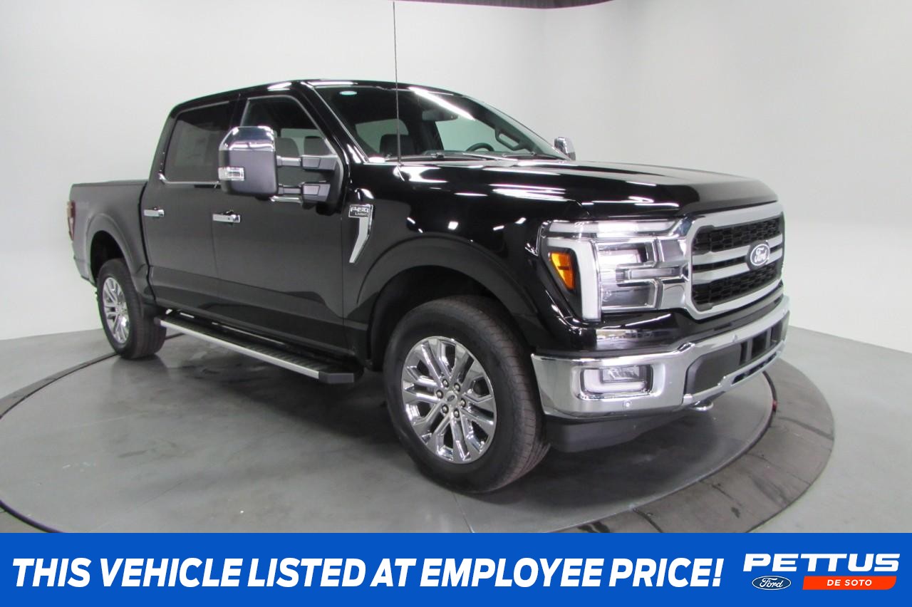 2024 Agate Black Metallic Ford F-150 LARIAT Truck