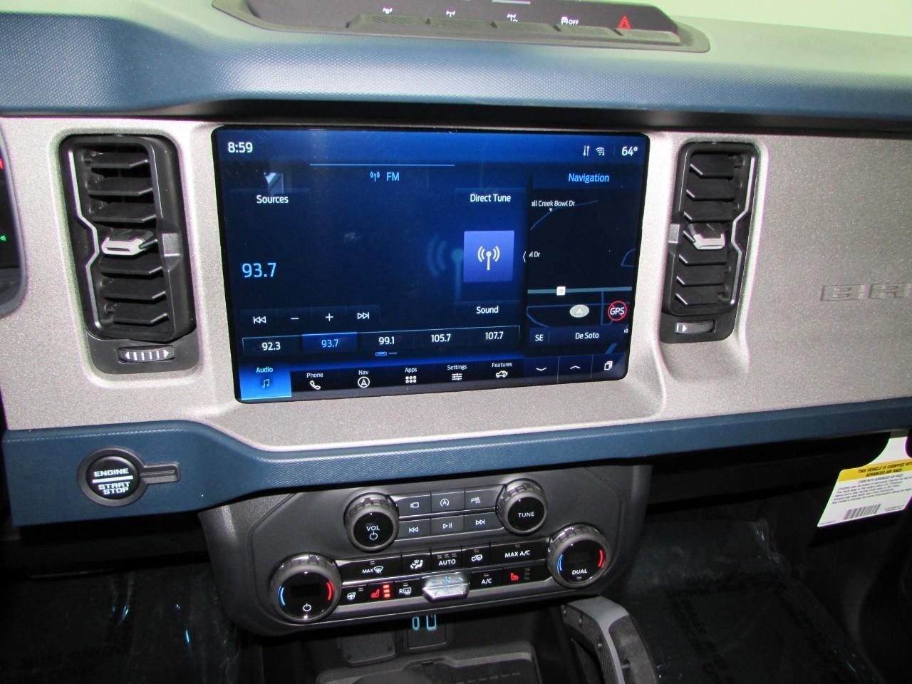 2024 Velo Blue Ford Bronco Outer Banks 4X4 SUV