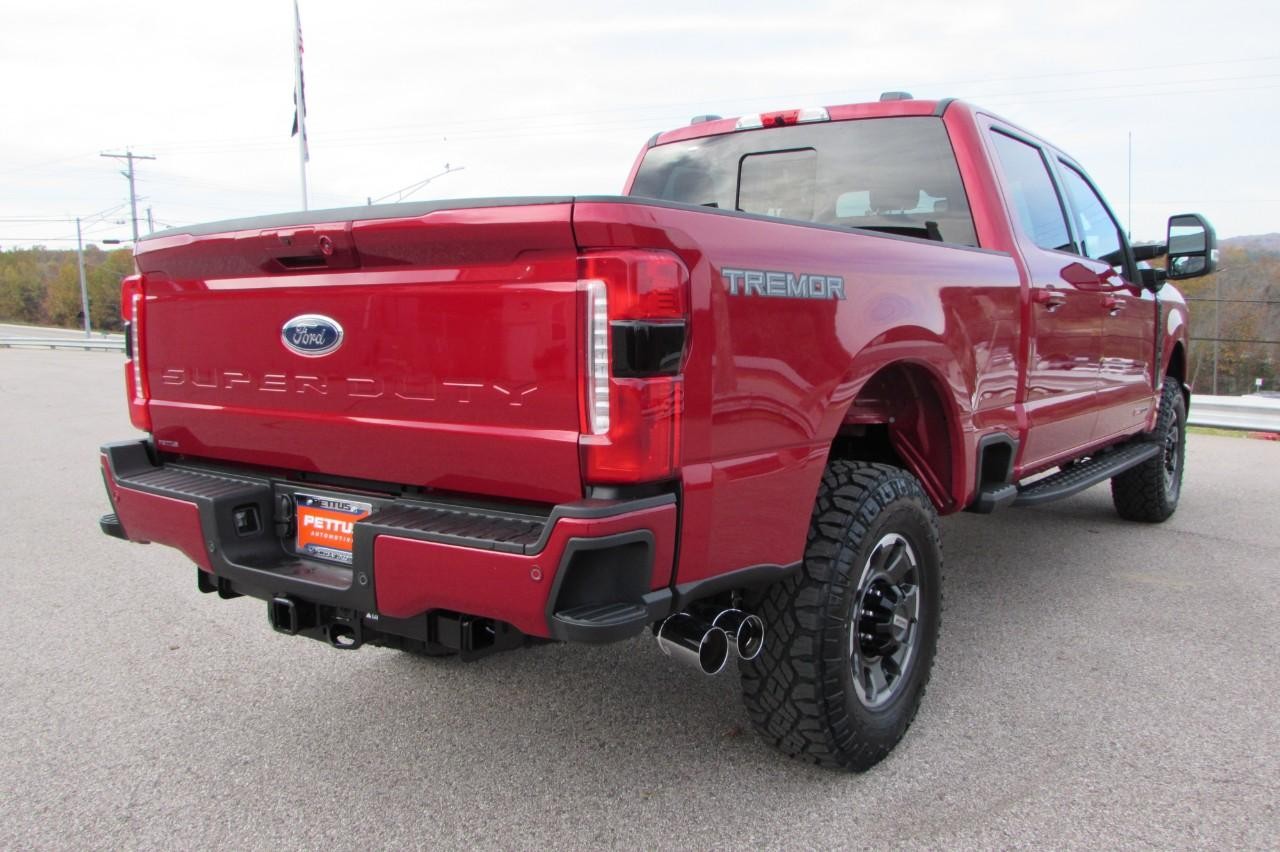 2024 Rapid Red Metallic Tinted Clearcoat Ford Super Duty F-250 SRW Lariat 4X4 Truck