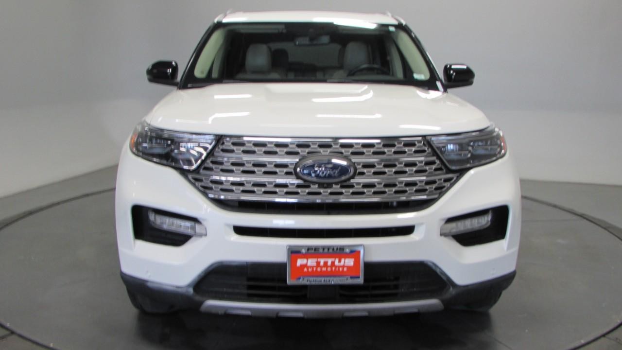 2021 Oxford White Ford Explorer Limited 4X4 SUV