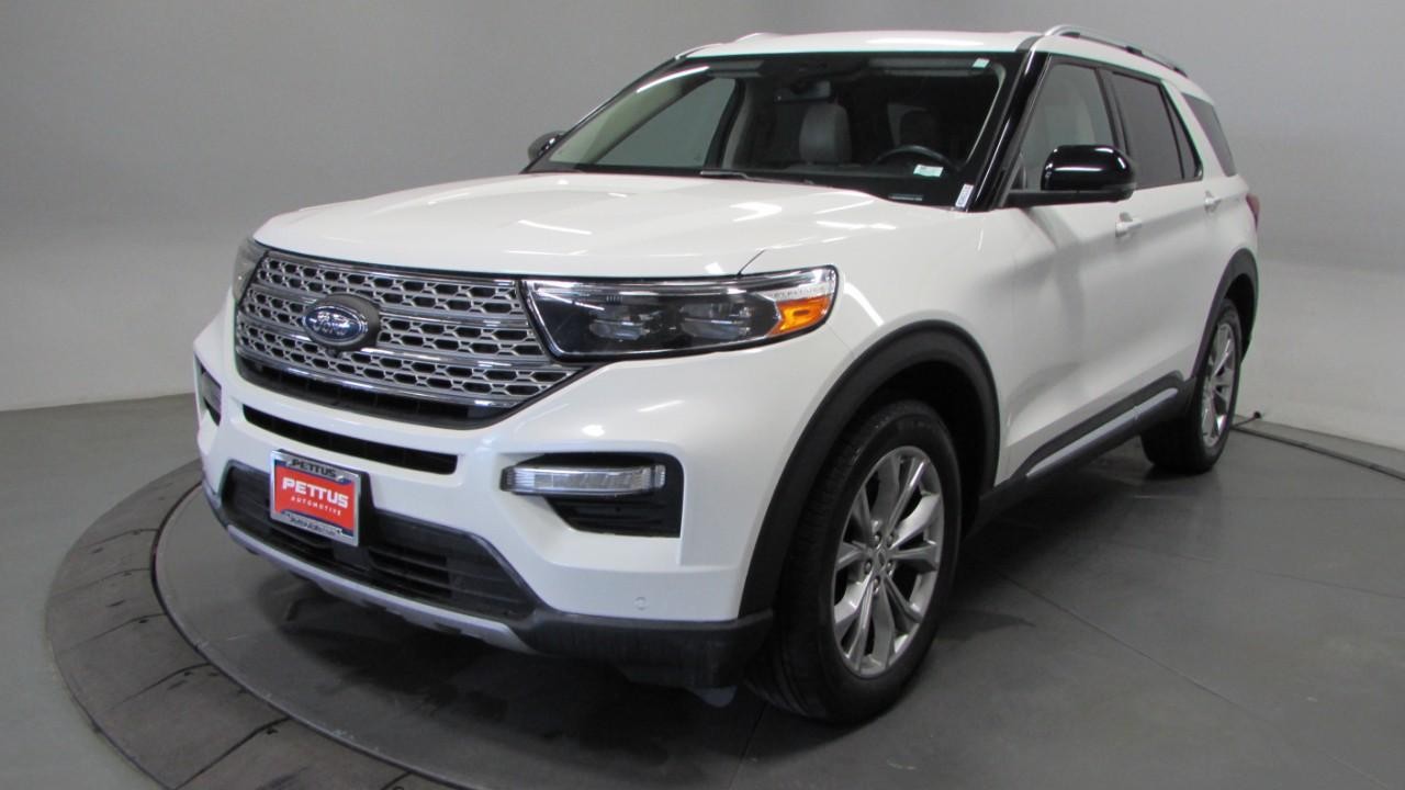 2021 Oxford White Ford Explorer Limited 4X4 SUV