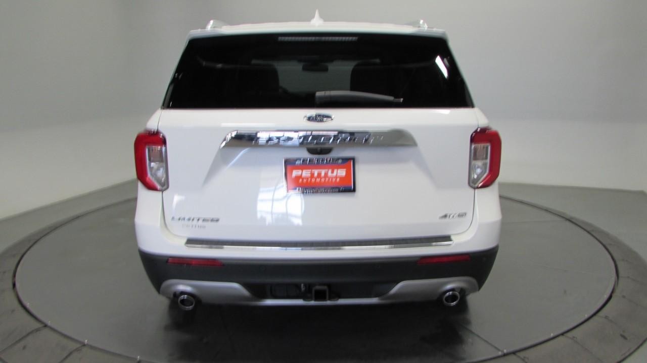 2021 Oxford White Ford Explorer Limited 4X4 SUV