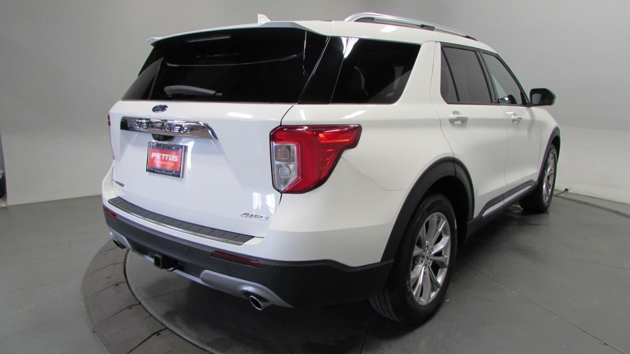 2021 Oxford White Ford Explorer Limited 4X4 SUV