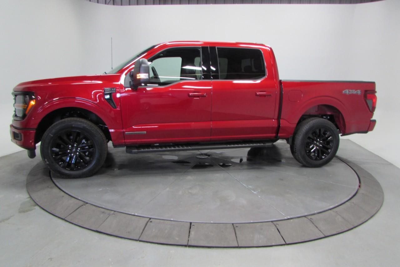 2025 Rapid Red Metallic Tinted Clearcoat Ford F-150 XLT 4X4 Truck