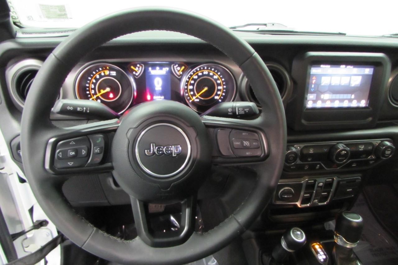 2023 Bright White Clearcoat Jeep Gladiator Sport 4X4 Truck