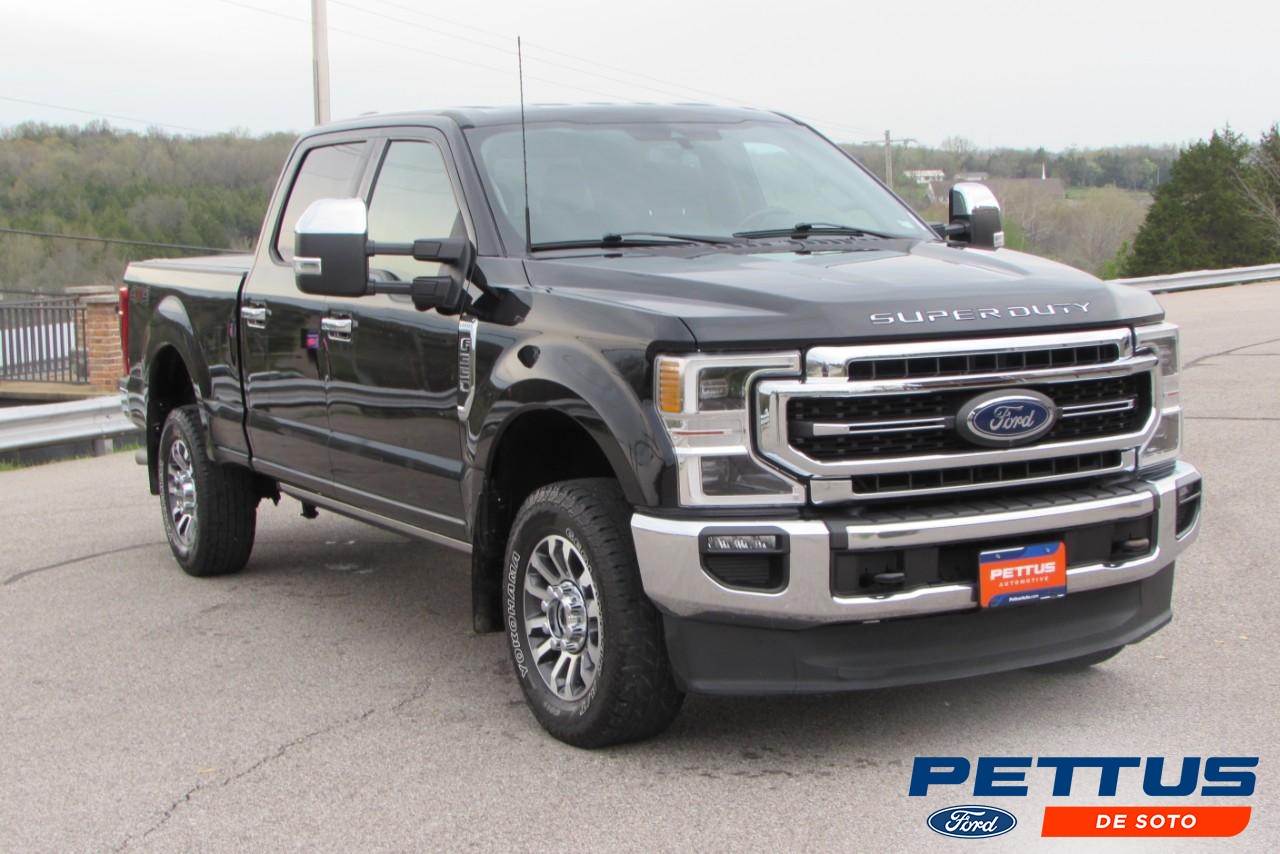 2020 Agate Black Metallic Ford Super Duty F-350 SRW Lariat Truck