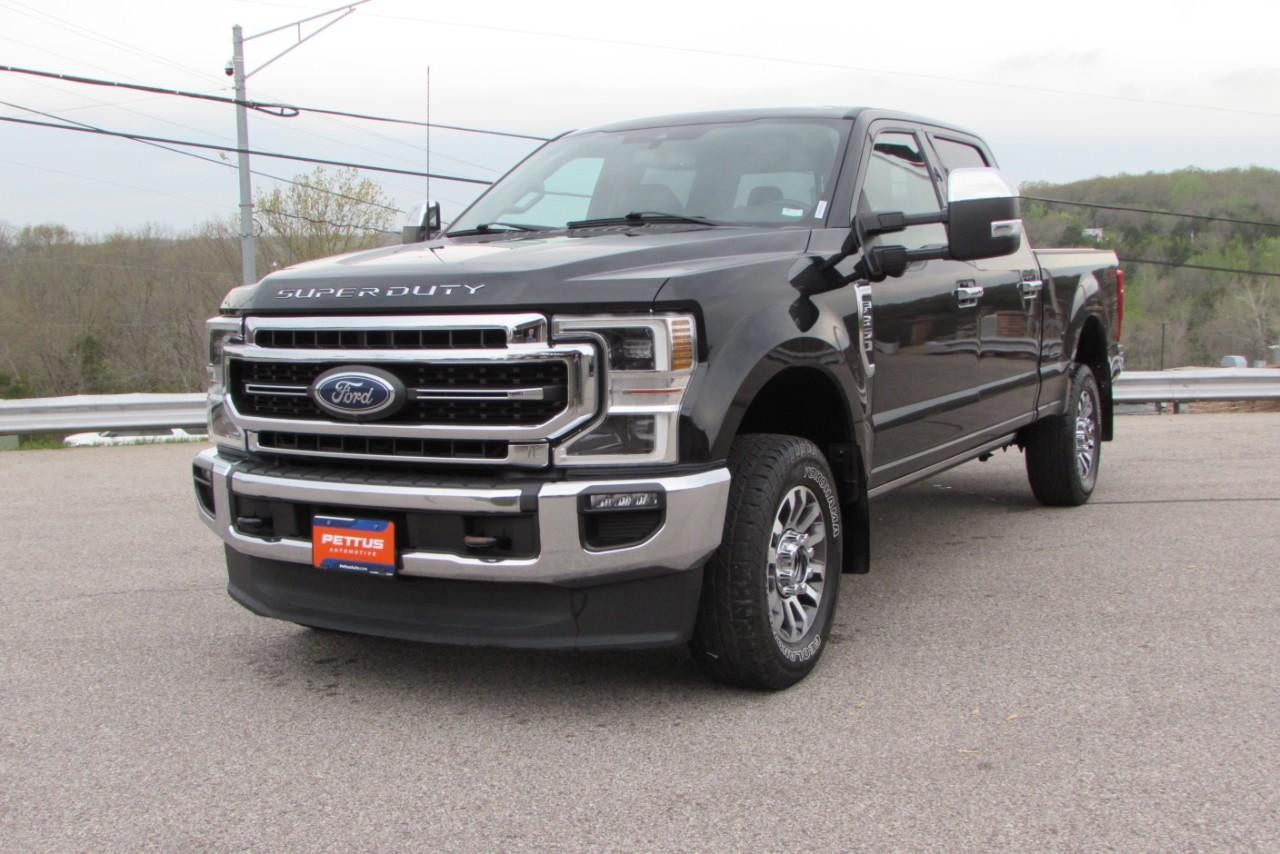 2020 Agate Black Metallic Ford Super Duty F-350 SRW Lariat 4X4 Truck