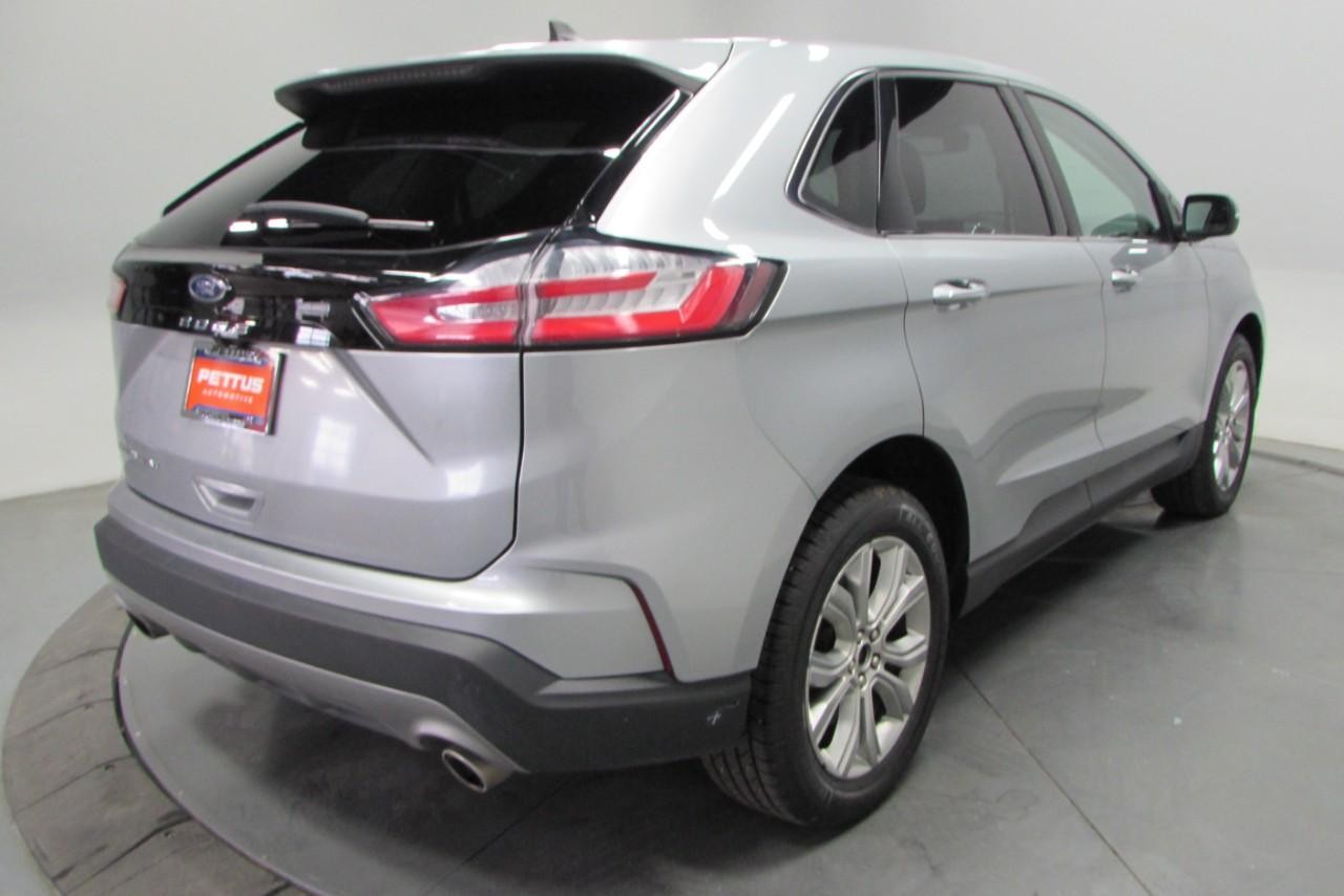 2023 Iconic Silver Metallic Ford Edge Titanium AWD SUV