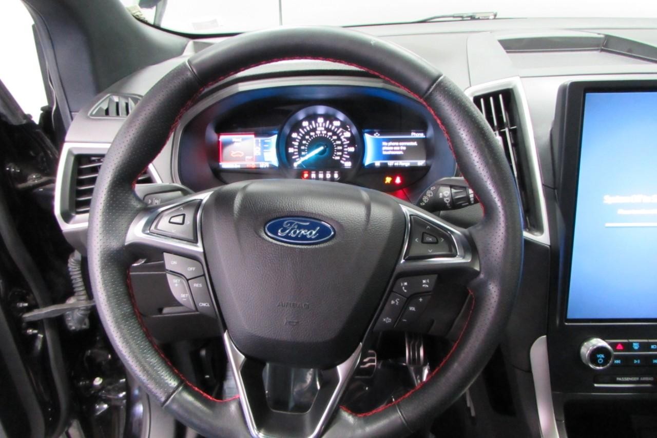 2022 Agate Black Metallic Ford Edge ST Line AWD SUV