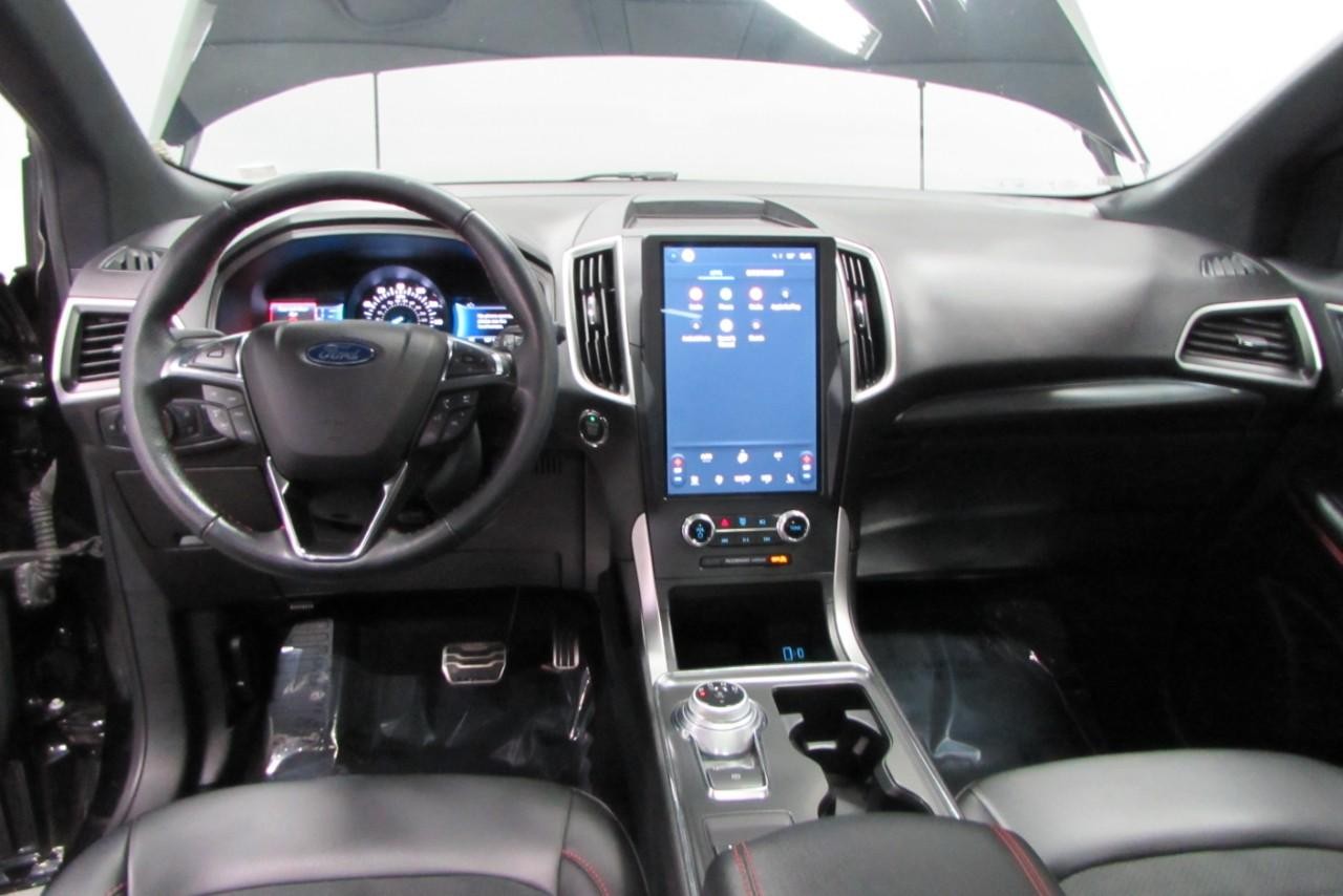 2022 Agate Black Metallic Ford Edge ST Line AWD SUV
