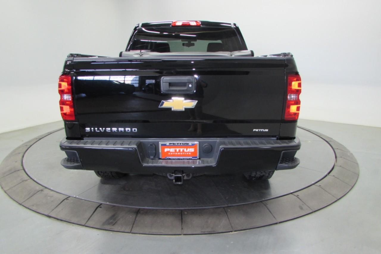 2018 Black Chevrolet Silverado 1500 Custom 4X4 Truck
