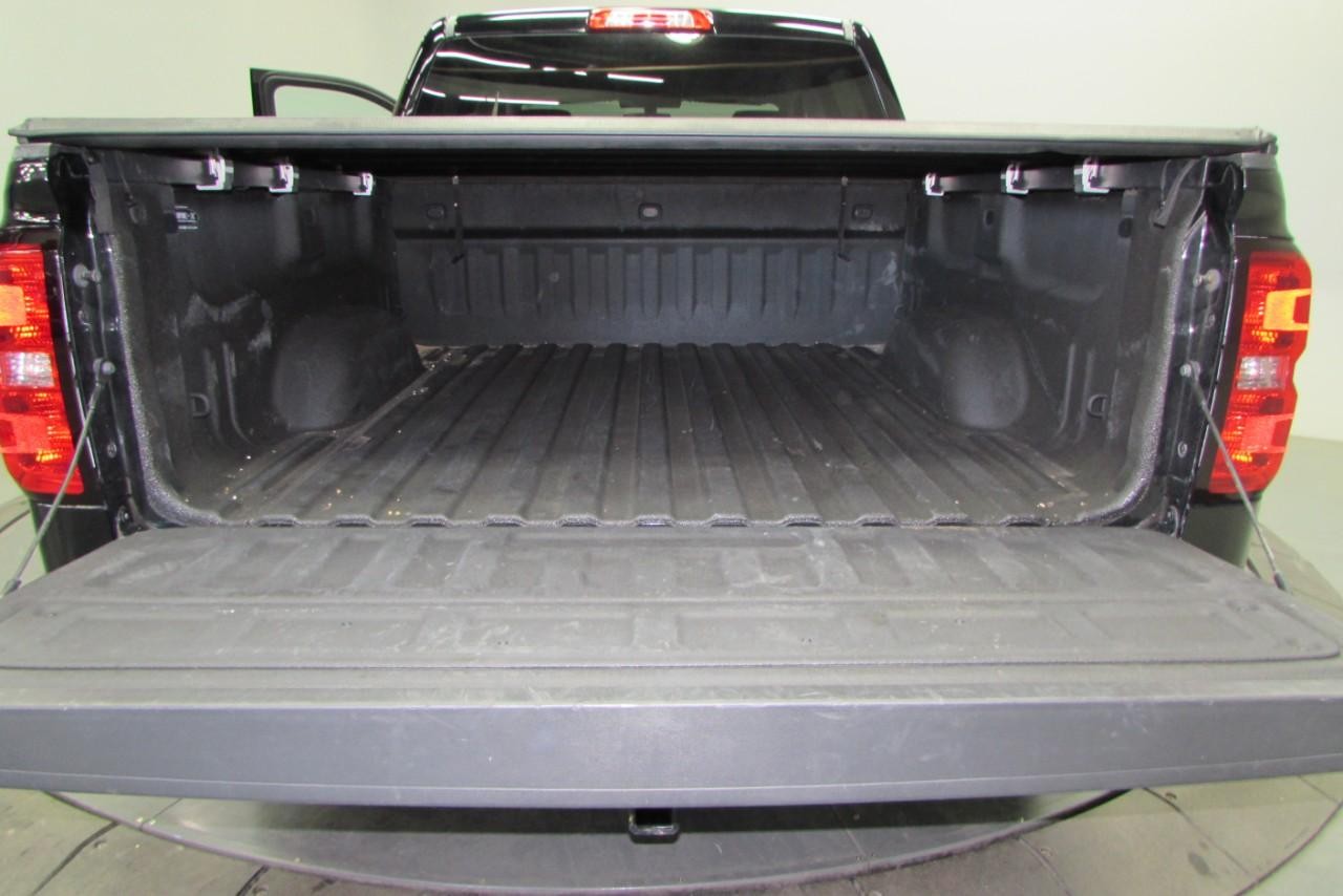 2018 Black Chevrolet Silverado 1500 Custom 4X4 Truck