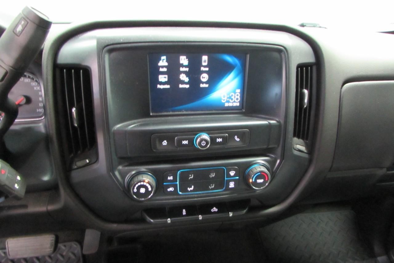 2018 Black Chevrolet Silverado 1500 Custom 4X4 Truck
