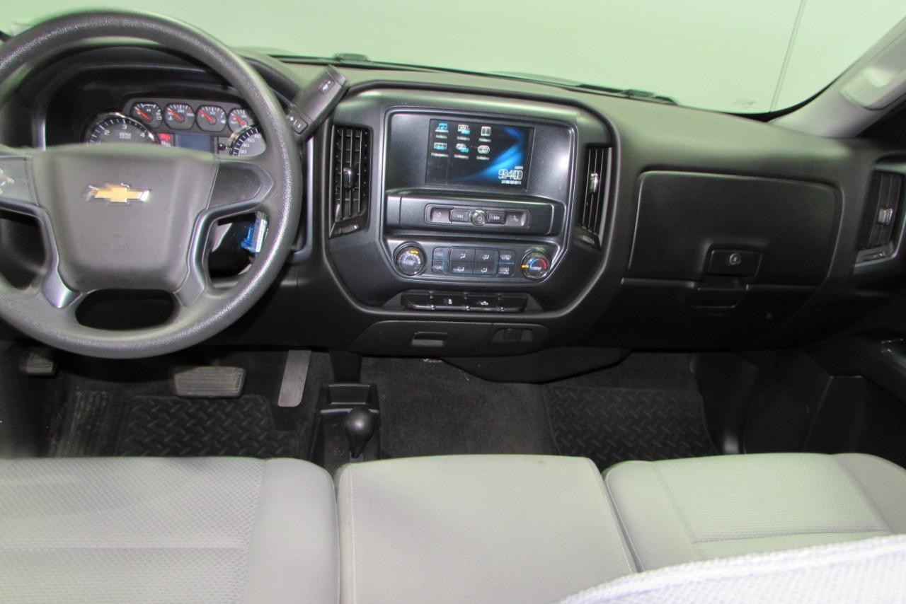 2018 Black Chevrolet Silverado 1500 Custom 4X4 Truck