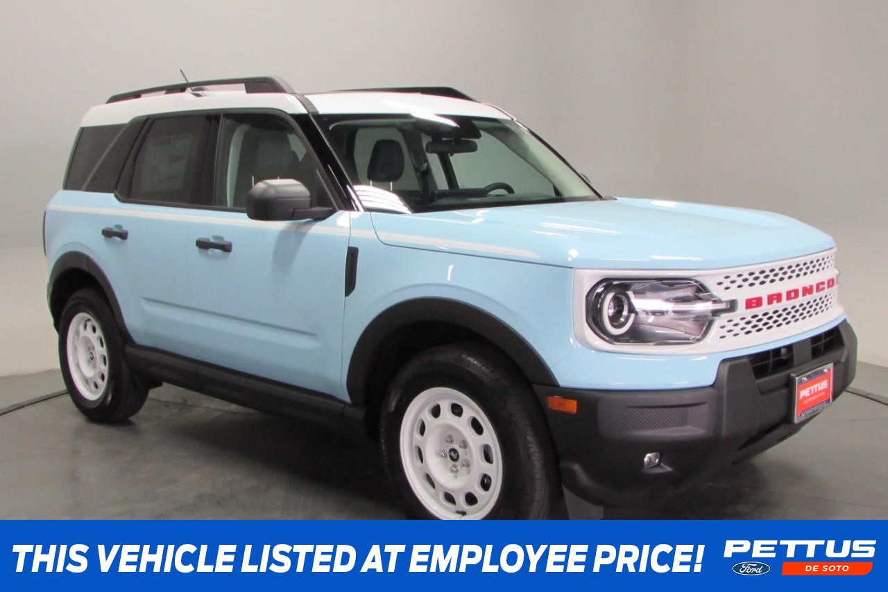 2025 Robins Egg Blue Ford Bronco Sport Heritage 4X4 SUV