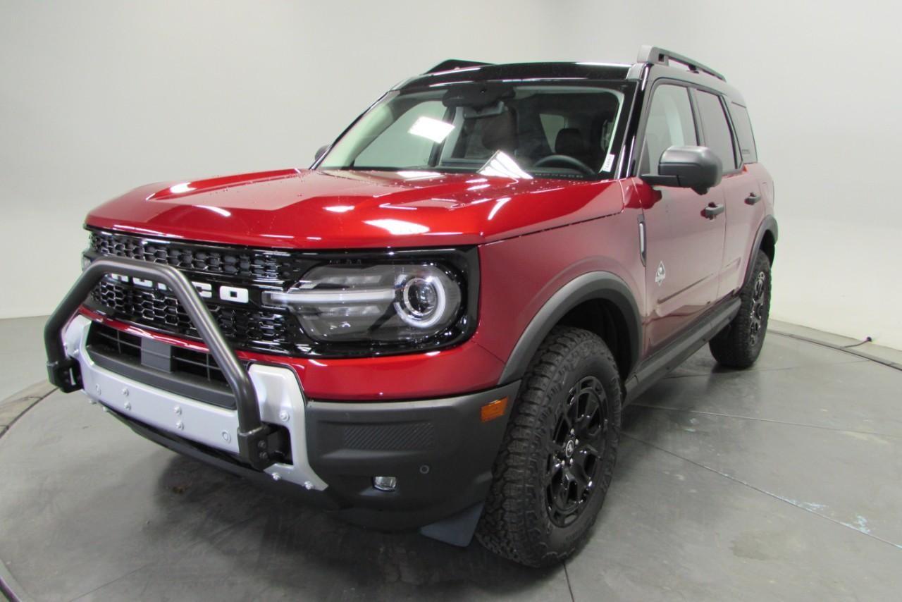 2025 Ruby Red Metallic Tinted Clearcoat Ford Bronco Sport Outer Banks 4X4 SUV