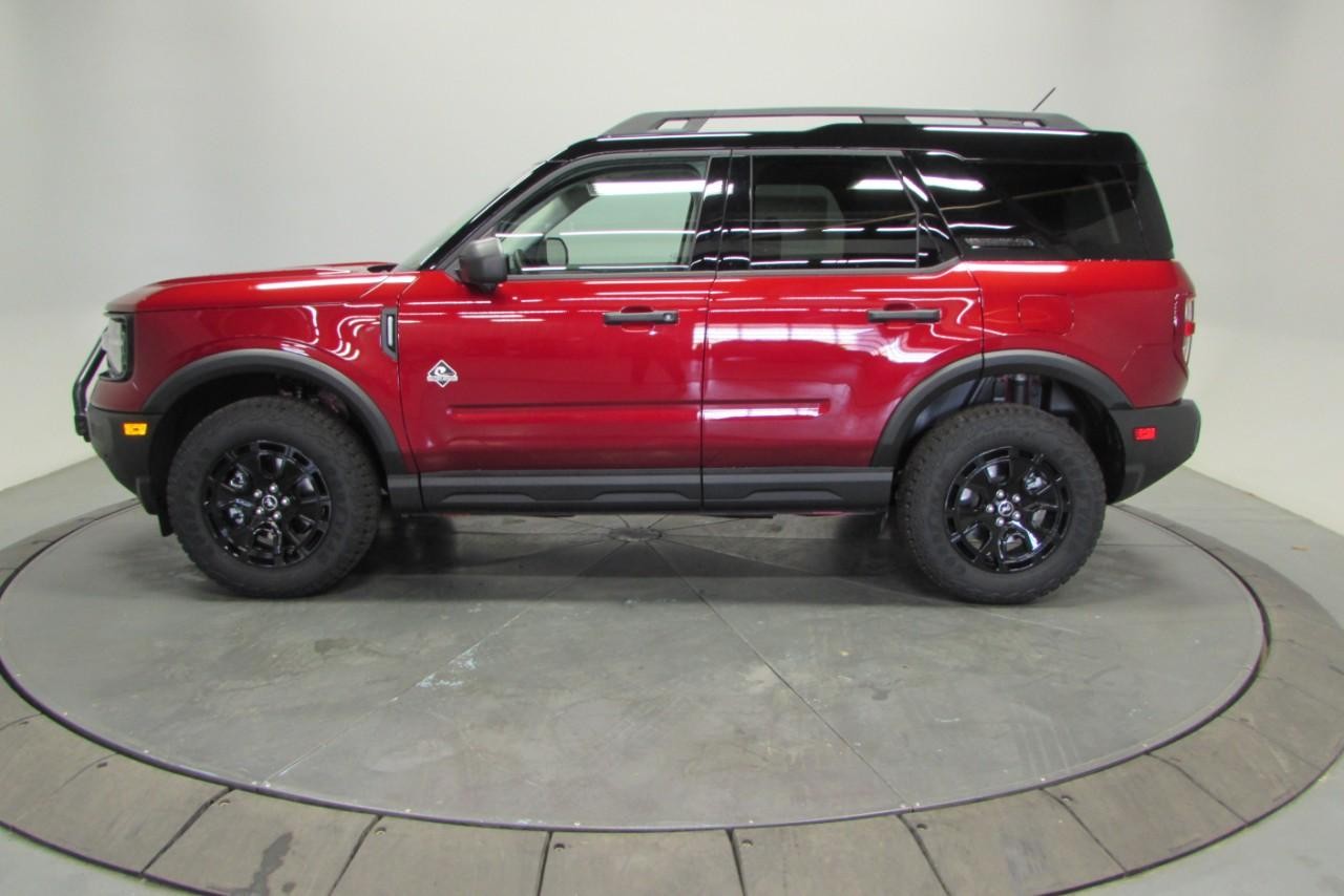 2025 Ruby Red Metallic Tinted Clearcoat Ford Bronco Sport Outer Banks 4X4 SUV