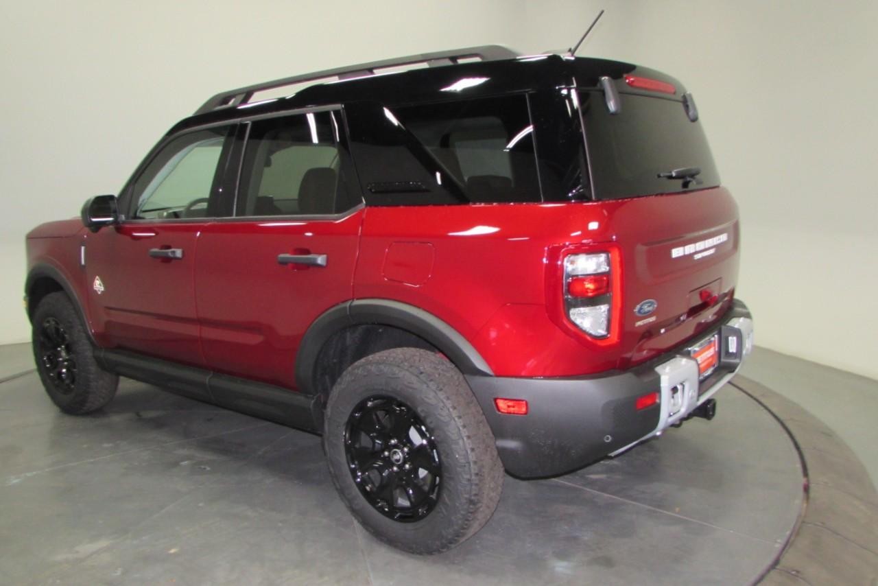 2025 Ruby Red Metallic Tinted Clearcoat Ford Bronco Sport Outer Banks 4X4 SUV