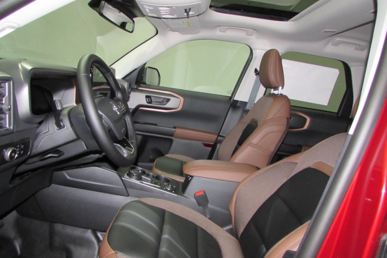 2025 Ruby Red Metallic Tinted Clearcoat Ford Bronco Sport Outer Banks 4X4 SUV