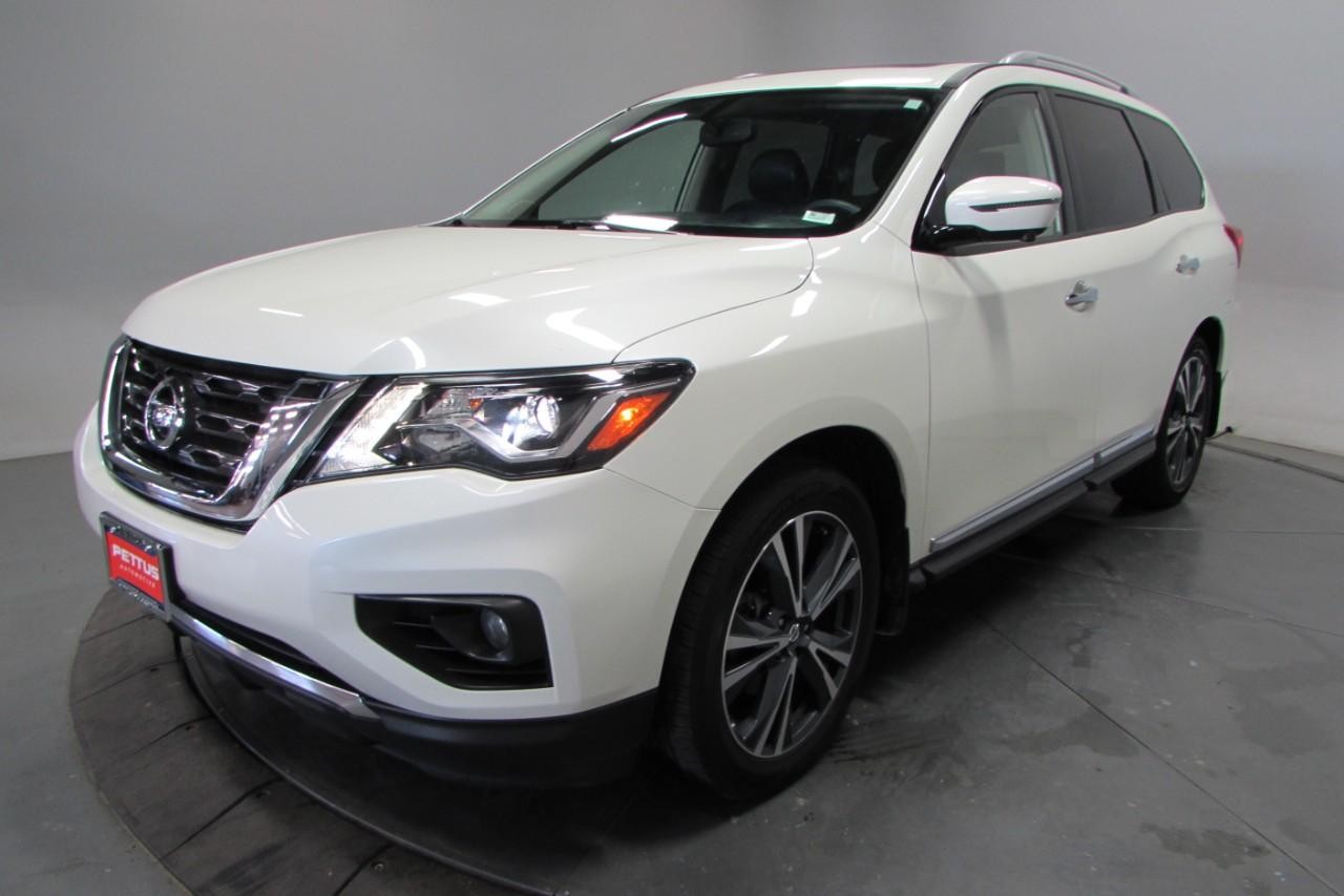 2019 Pearl White Tricoat Nissan Pathfinder Platinum FWD SUV