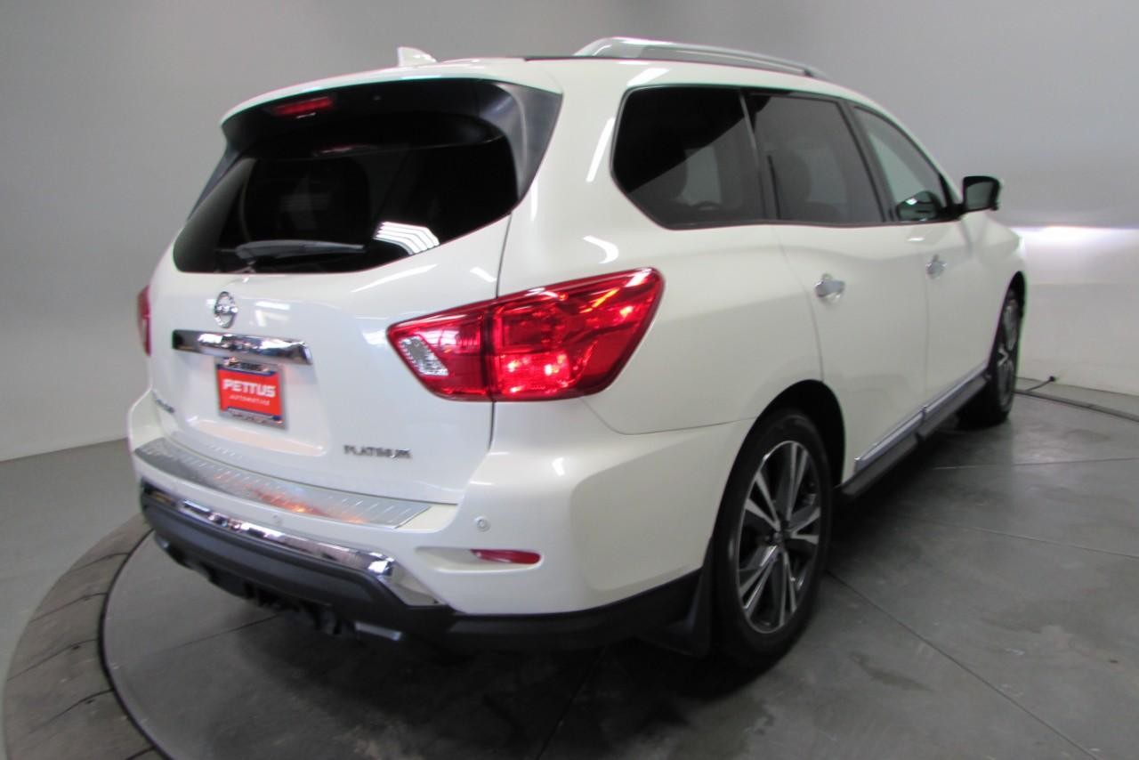 2019 Pearl White Tricoat Nissan Pathfinder Platinum FWD SUV