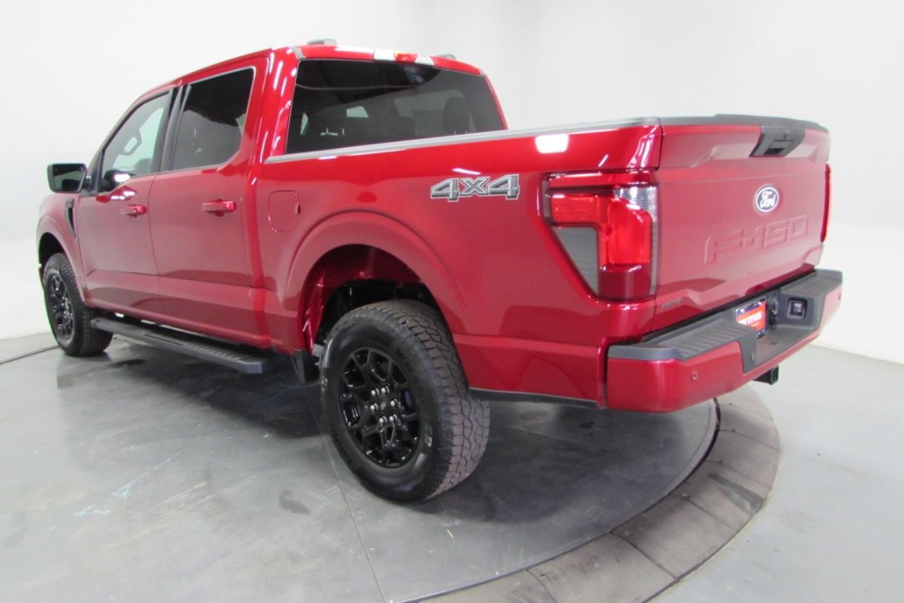 2025 Rapid Red Metallic Tinted Clearcoat Ford F-150 XLT 4X4 Truck