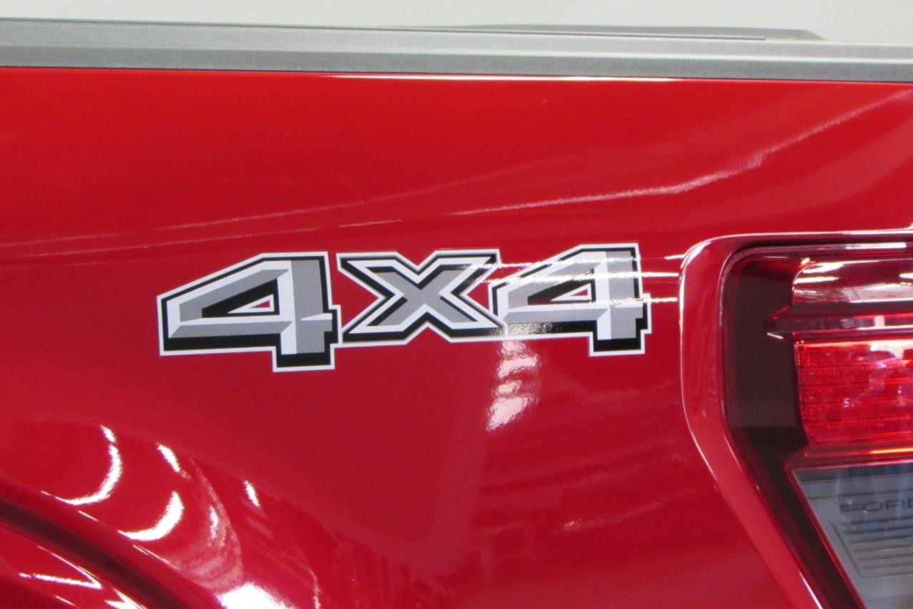 2025 Rapid Red Metallic Tinted Clearcoat Ford F-150 XLT 4X4 Truck