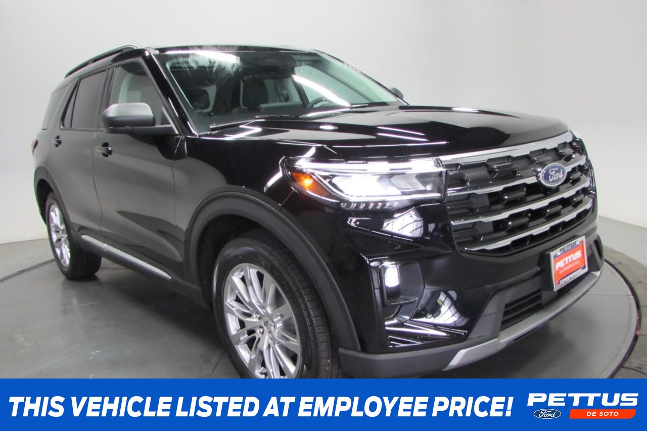 2025 Agate Black Metallic Ford Explorer Active SUV