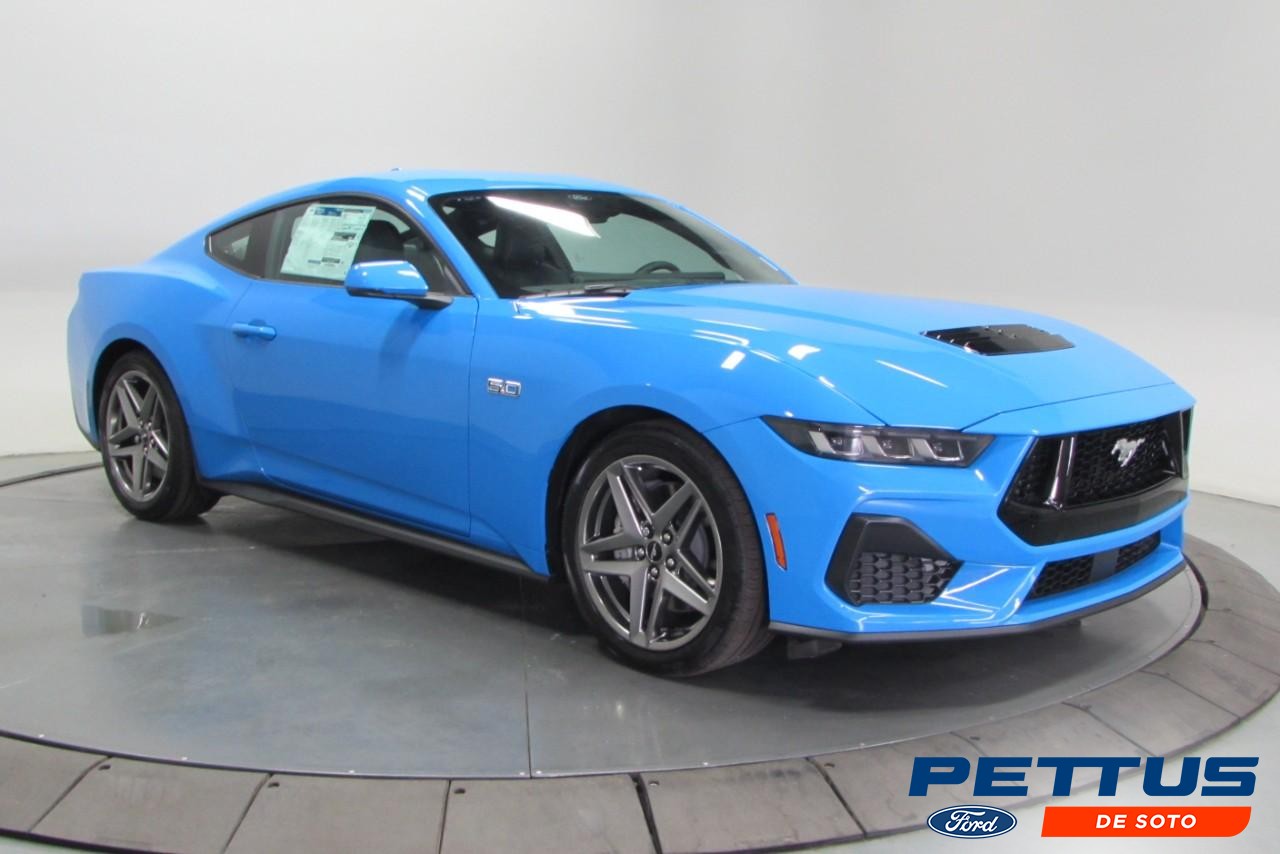 2025 Grabber Blue Metallic Ford Mustang GT Premium Coupe
