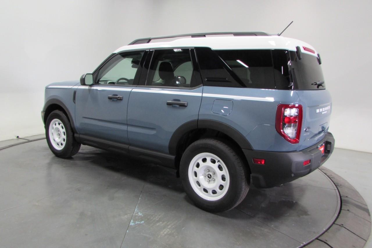 2025 Azure Gray Metallic Tri-Coat Ford Bronco Sport Heritage 4X4 SUV