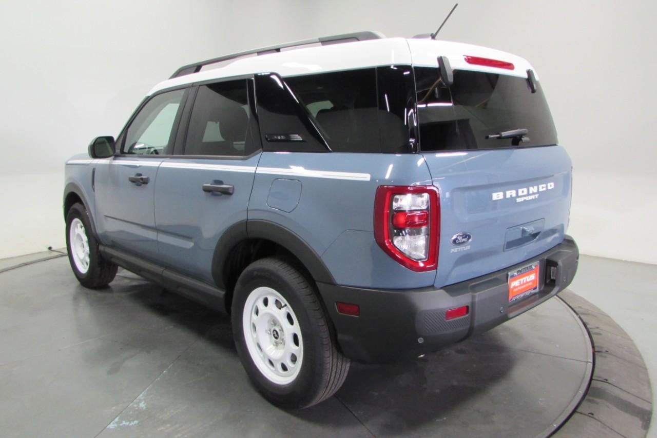 2025 Azure Gray Metallic Tri-Coat Ford Bronco Sport Heritage 4X4 SUV
