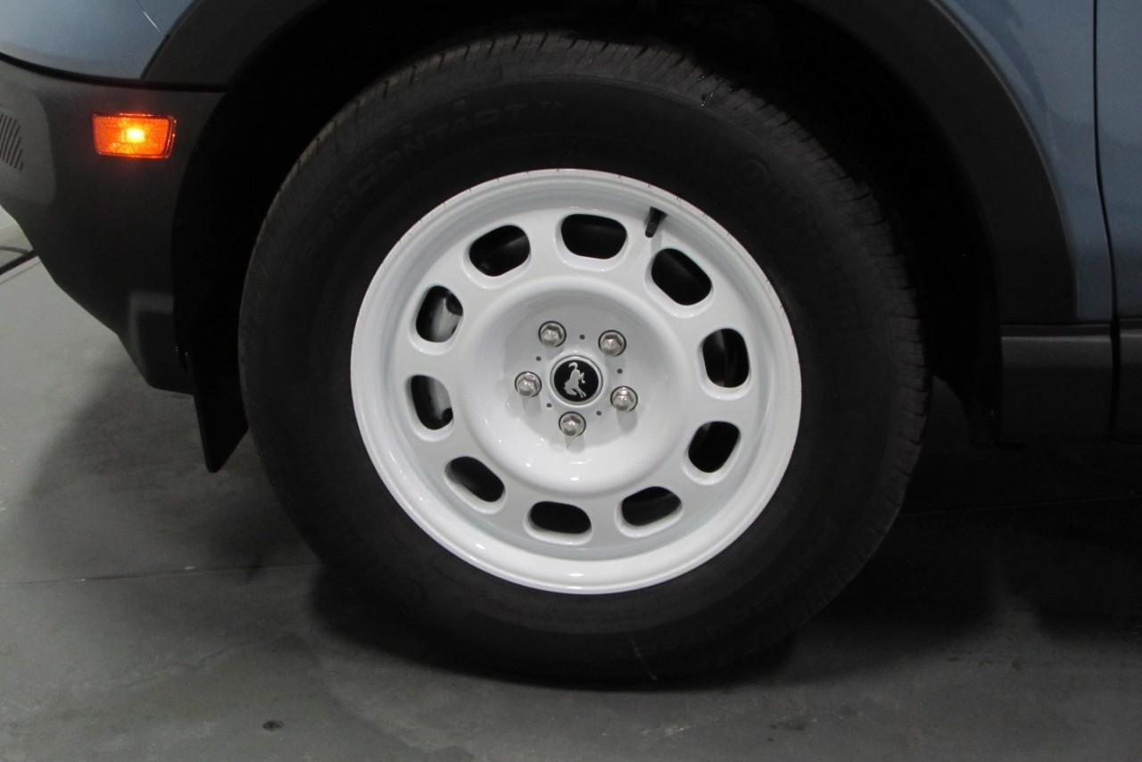 2025 Azure Gray Metallic Tri-Coat Ford Bronco Sport Heritage 4X4 SUV