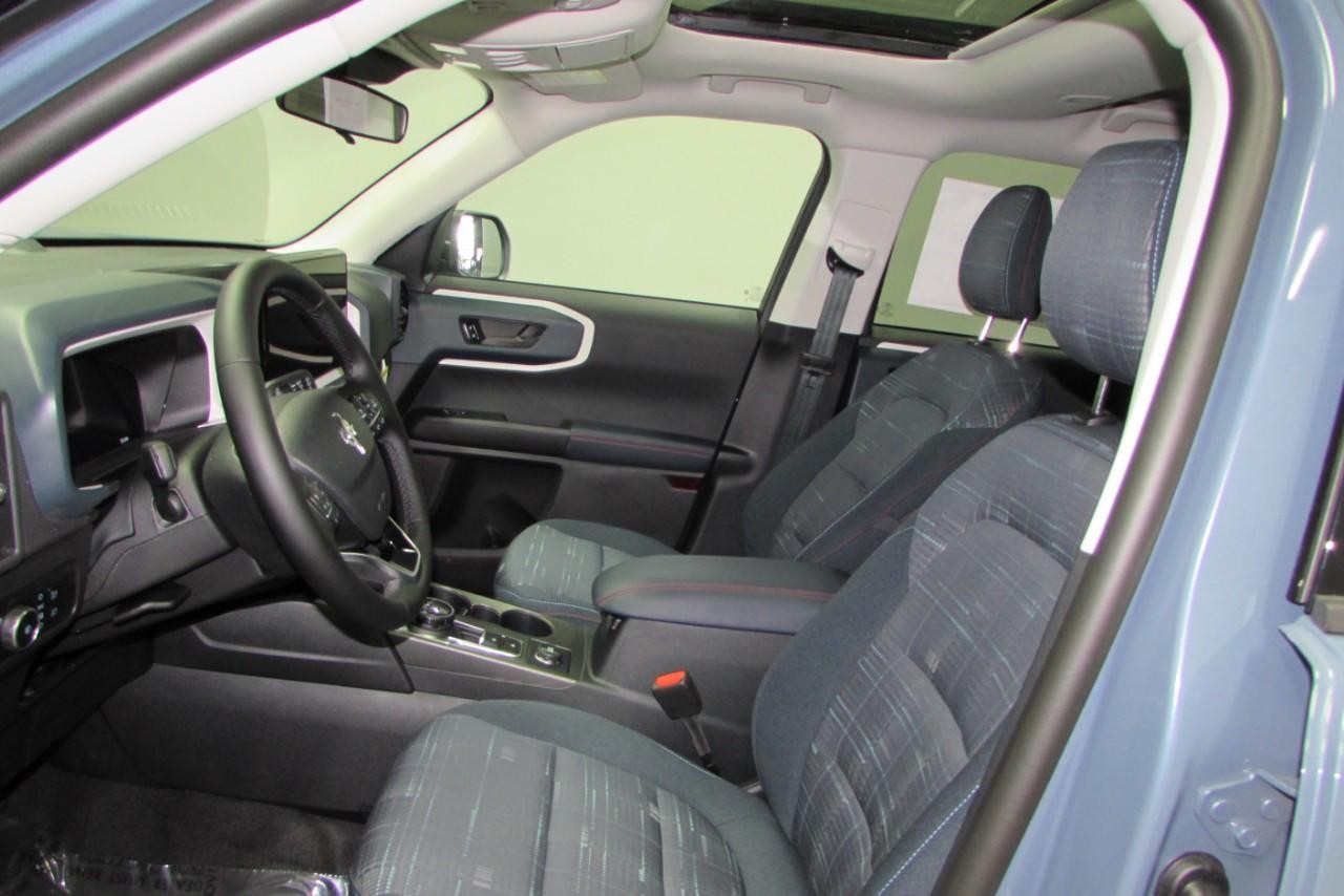 2025 Azure Gray Metallic Tri-Coat Ford Bronco Sport Heritage 4X4 SUV