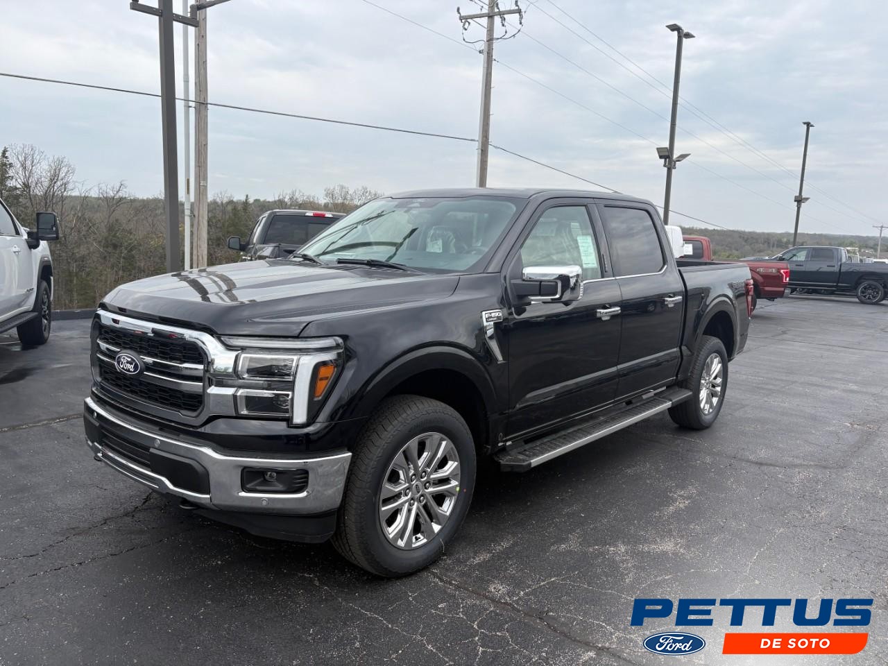 Agate Black 2026 Ford F-150 Lariat SuperCrew 4WD Pickup Truck Four-Wheel Drive