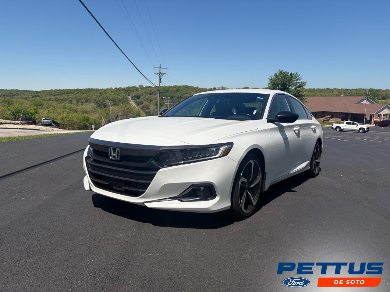 White 2022 Honda Accord Sport FWD Sedan Front-Wheel Drive Continuously Variable Transmission