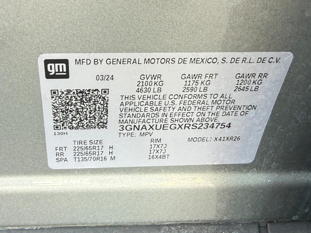 Chevrolet Equinox Vehicle Full-screen Gallery Image 25