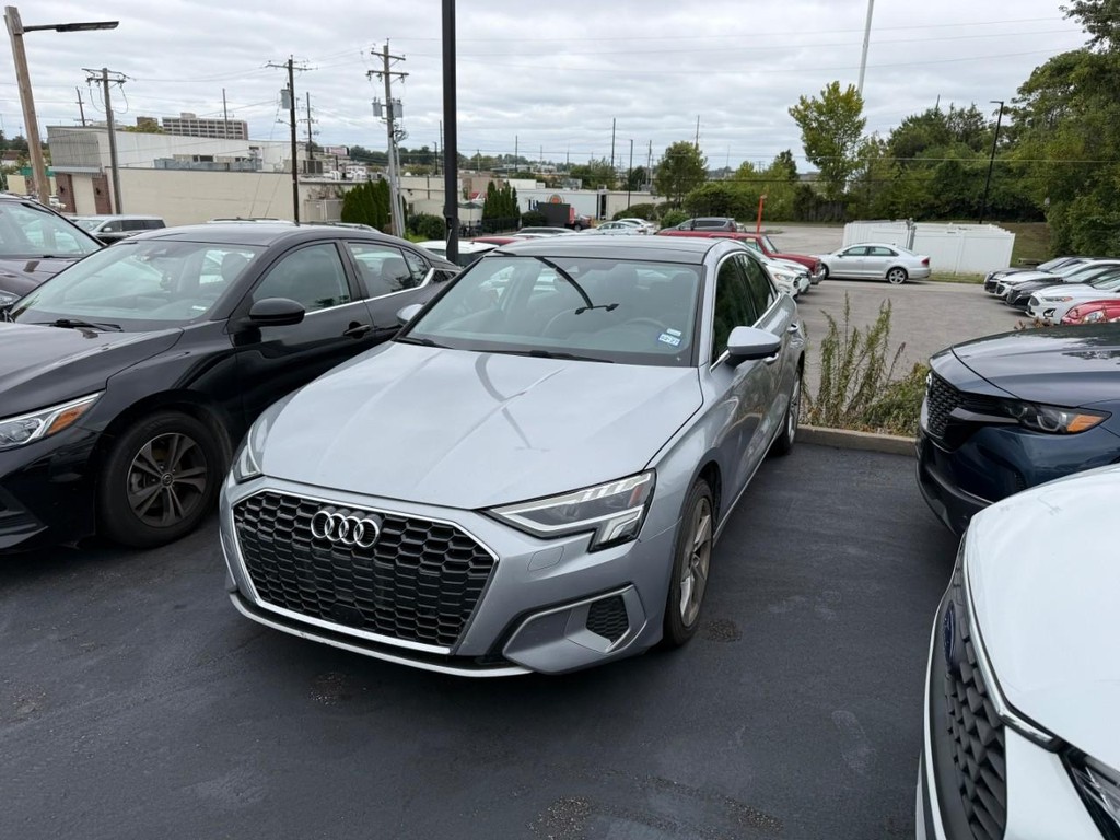 Florett Silver Metallic 2024 Audi A3 Sedan Front-Wheel Drive Automatic