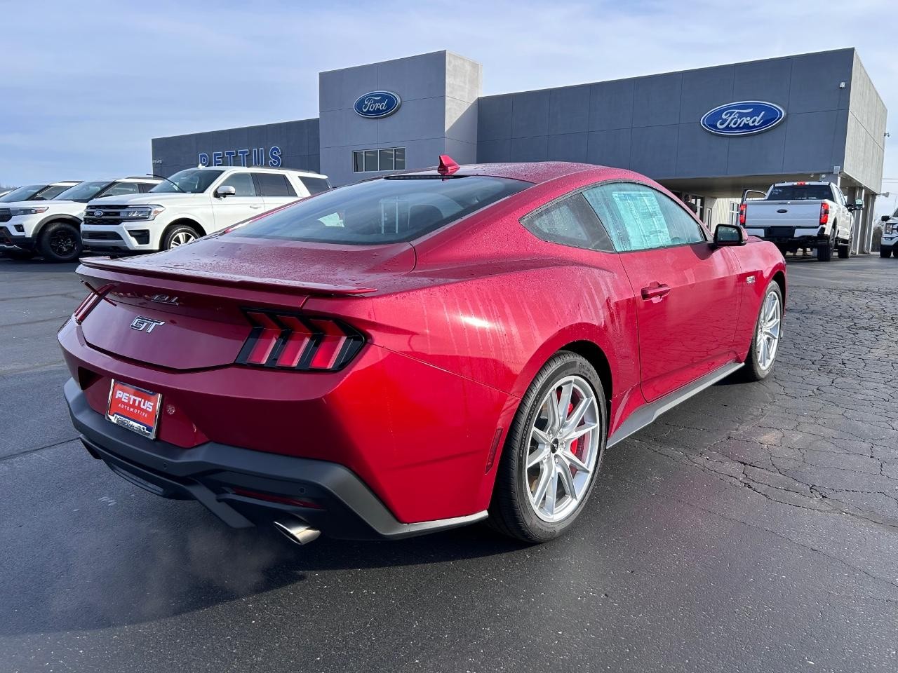 2024 Rapid Red Metallic Tinted Clearcoat Ford Mustang GT Premium RWD Coupe