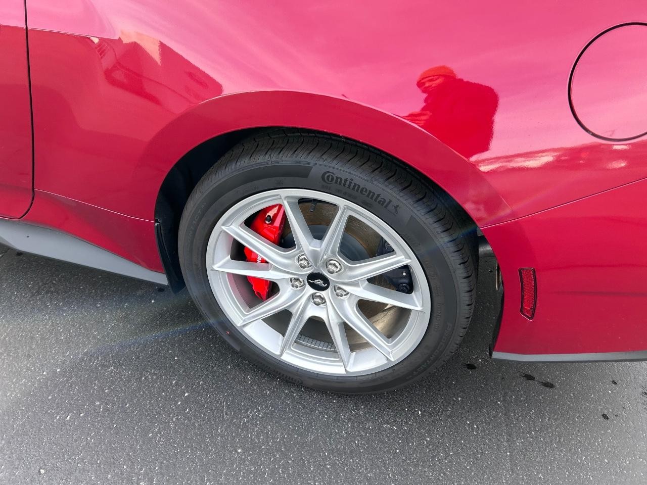 2024 Rapid Red Metallic Tinted Clearcoat Ford Mustang GT Premium RWD Coupe