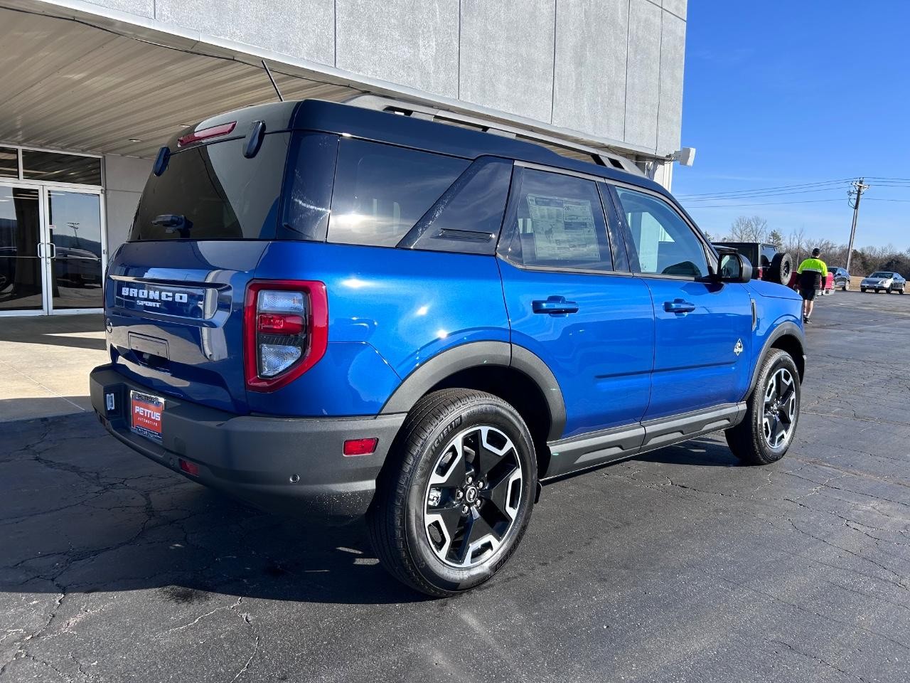 2024 Atlas Blue Metallic Ford Bronco Sport Outer Banks 4X4 SUV