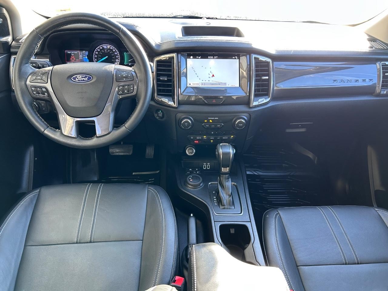 2019 Shadow Black Ford Ranger Lariat 4X4 Truck